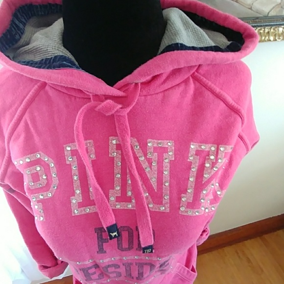 V.S. PINK hoodie sweatshirt size small - Picture 6 of 7